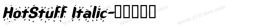 HotStuff Italic字体转换